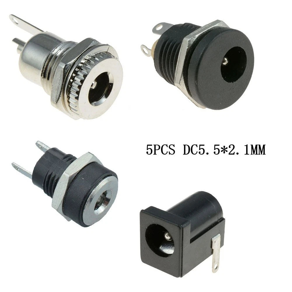 Power Connector Socket for DC Female Low Current Low Voltage Panel
