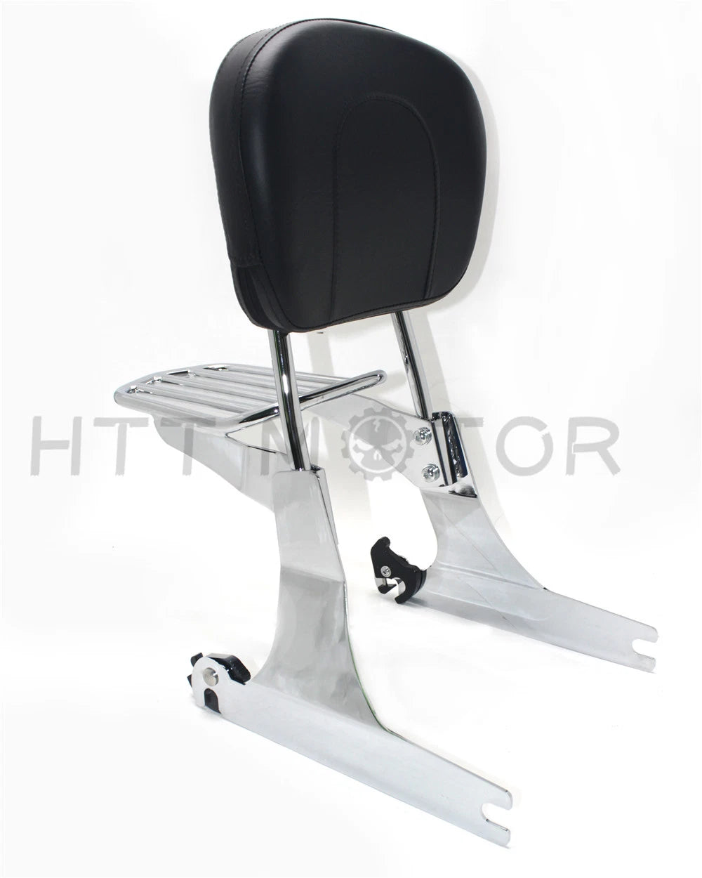 Detachable Sissybar Backrest Luggage Rack for Harley Dyna (2005–2019)