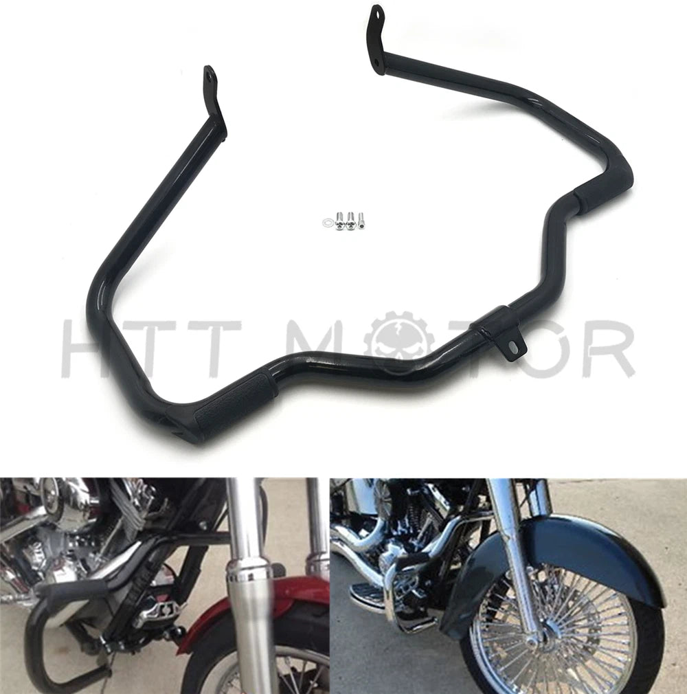 Mustache Engine Guard Crash Bar for Harley Davidson FL Softail (2000–2017)