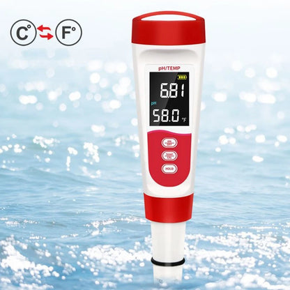Home Water Testing pH Temperature Pen with High-Sensitivity Electrode