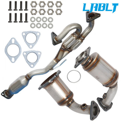 3Pcs Catalytic Converters for Nissan Murano (2003–2007) SL/S/SE 3.5L