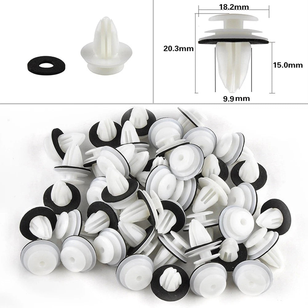 100Pcs Retaining Door Panel Clips for Universal Vehicles