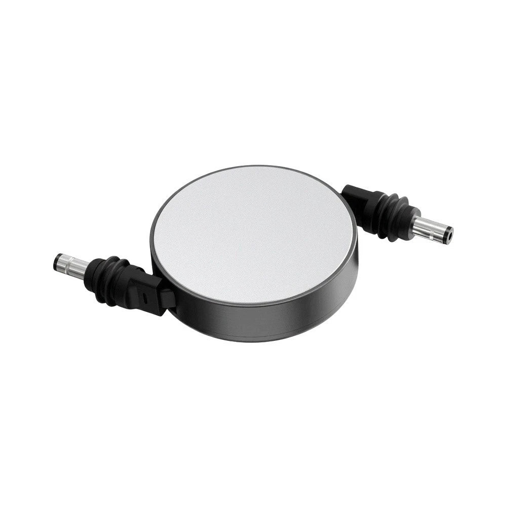 Retractable DC Power Cord for Organized Mobile Power