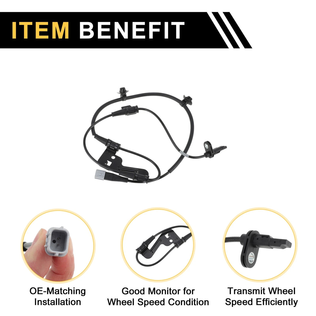 ABS Wheel Speed Sensor No. 59830J4300 for Kia Celesta (2016) Front Right