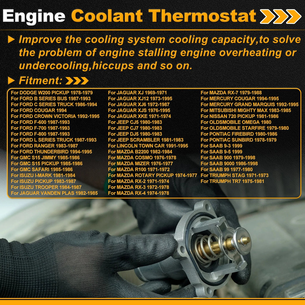 Engine Coolant Thermostat Replacement for American Motors Concord (1980–1982)