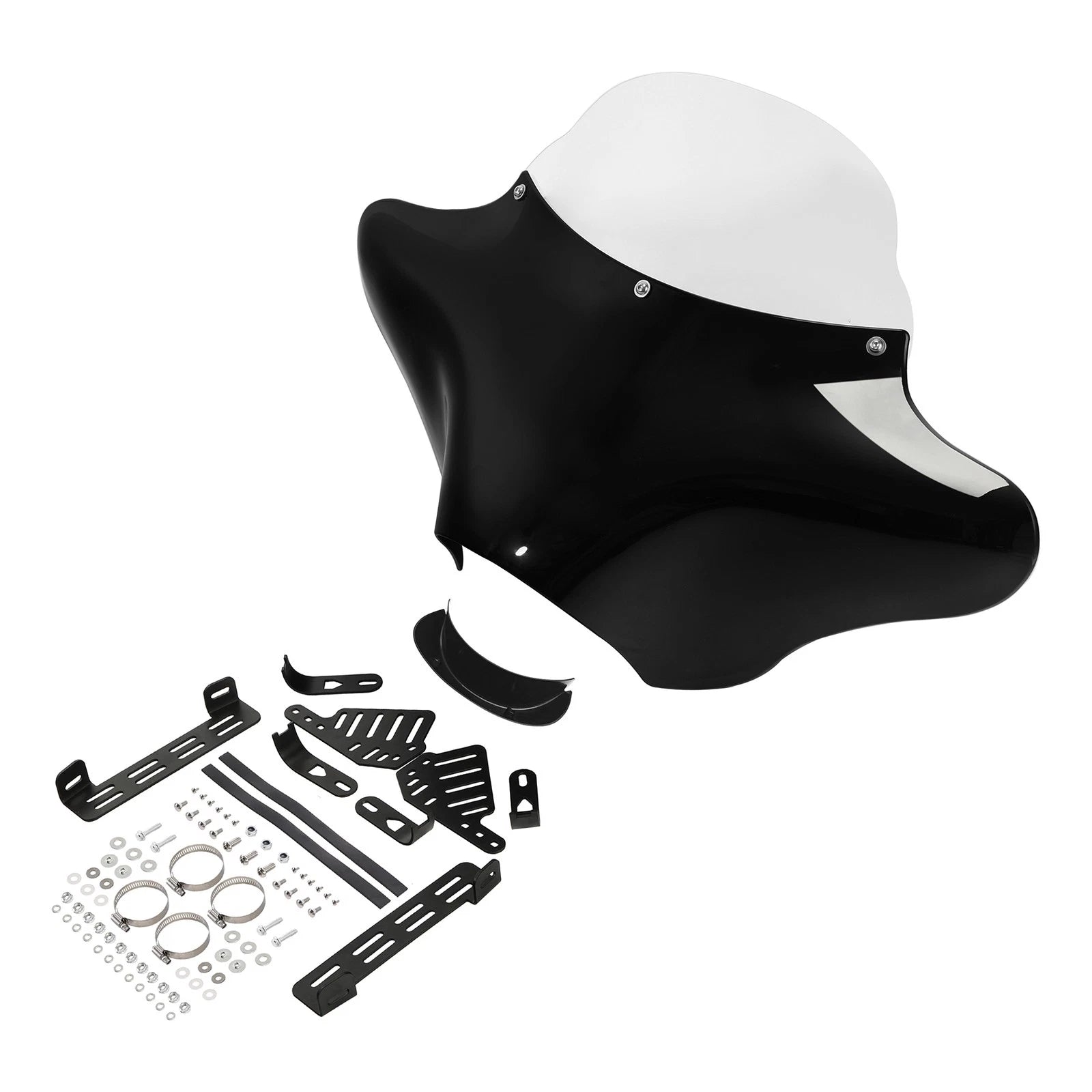 Batwing Fairing Windscreen & Hardware Kit for Harley Touring Softail (2000–2023)