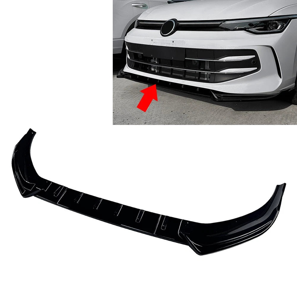 Front Bumper Lip Spoiler Splitter for VW Golf 8.5 (2024–2025)