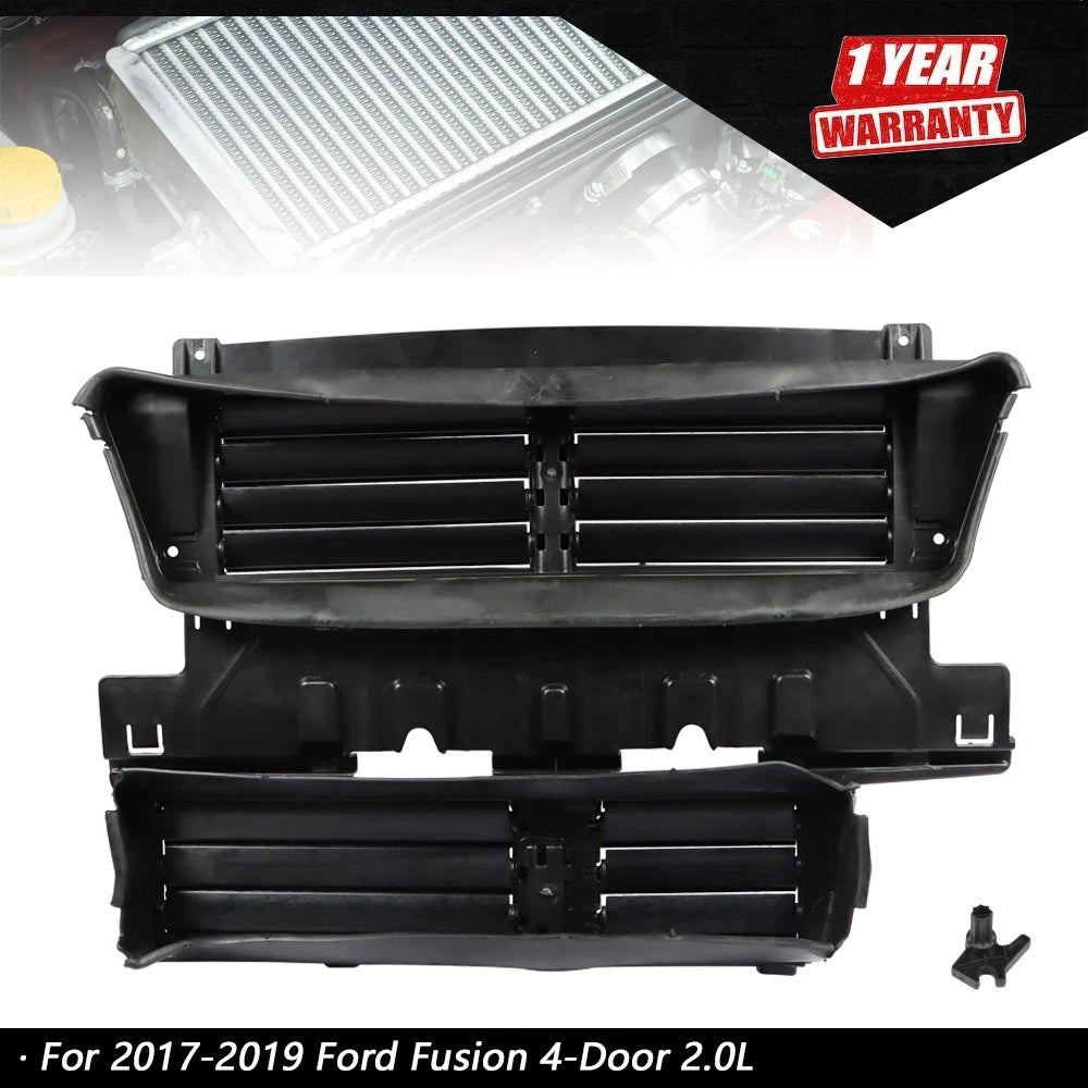Radiator Support Shutter Grille Assembly for Ford Fusion 2017–2019 HS7Z8475A