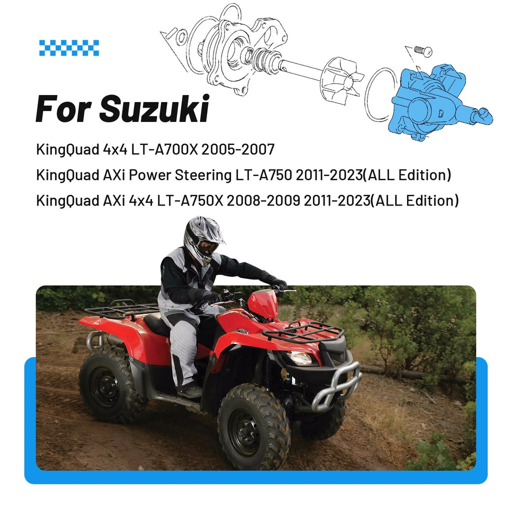 Water Pump Assembly for Suzuki King Quad 750 LTA750 LTA750X 4x4 AXi (2011–2023)
