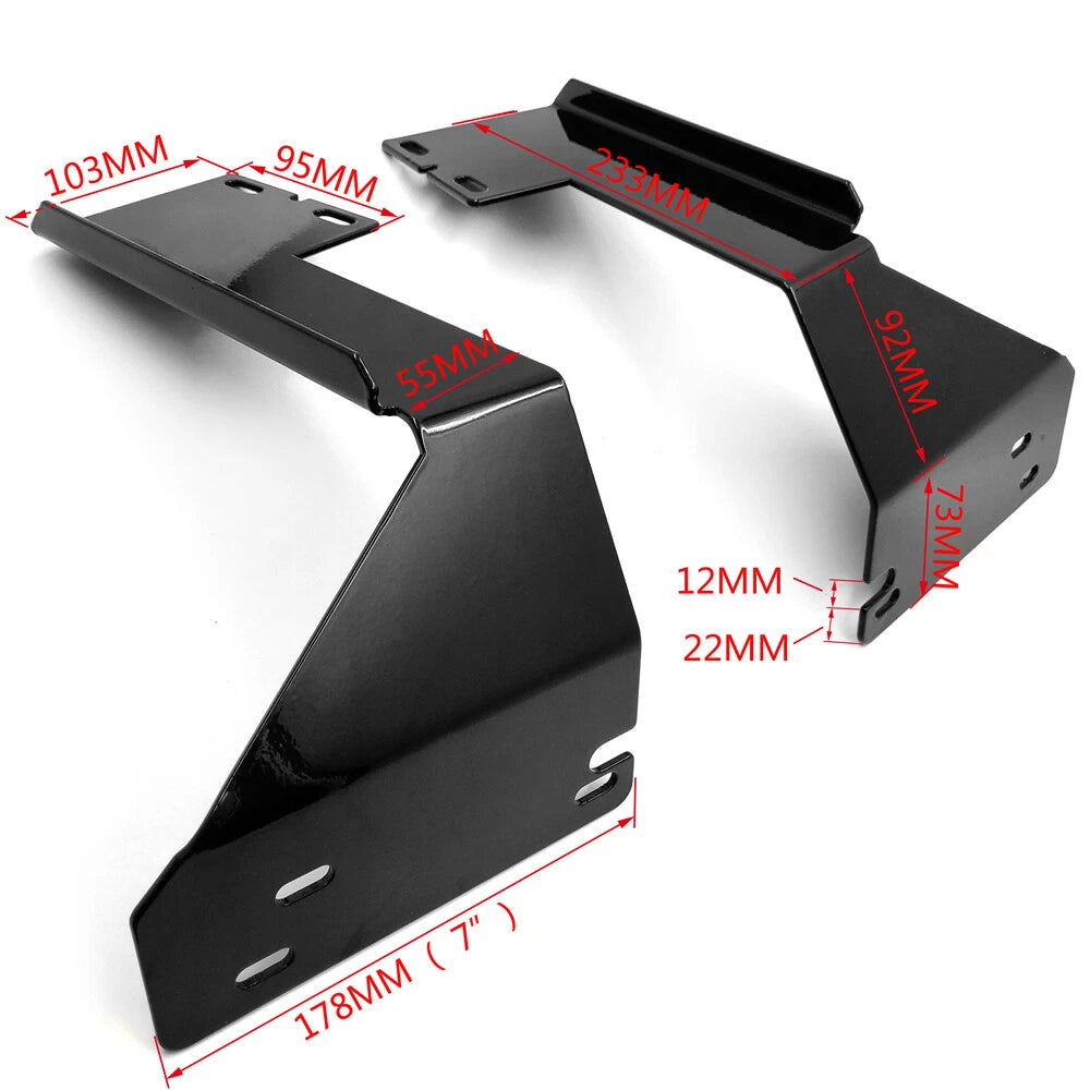 Upper Inner Fairing Support Brackets for Harley FLTR Road Glide (1998–2013)