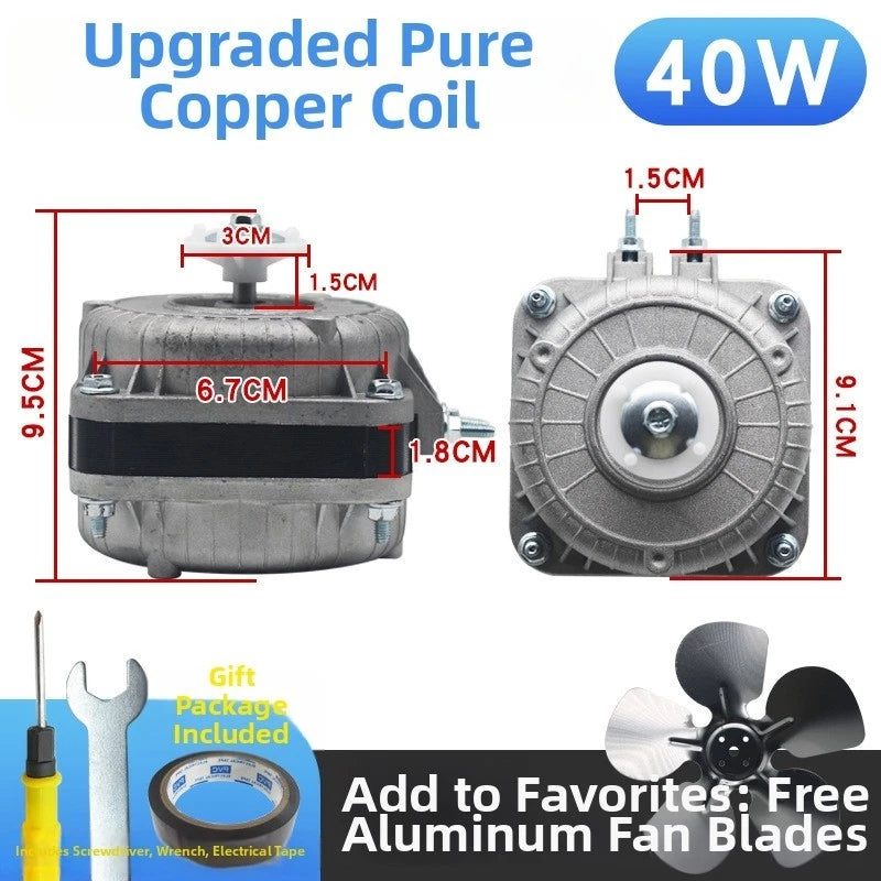 Refrigerator Ice Locker Condenser Fan Motor for