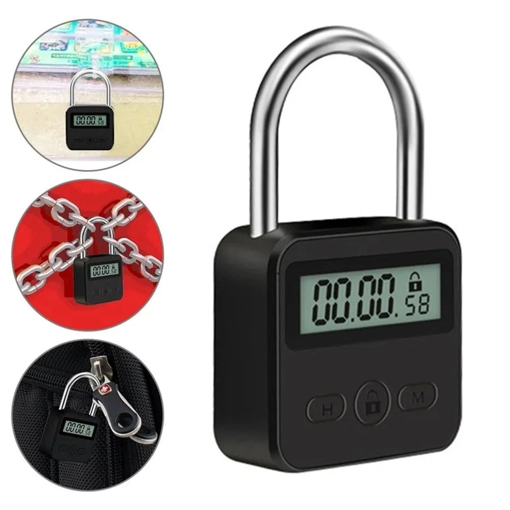Rechargeable Lock with Customizable Timer Functionality