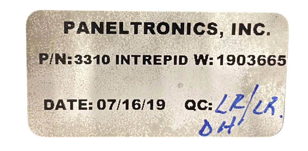 Paneltronics 240 Volt AC Switch Panel with Digital Volt & Ammeter for