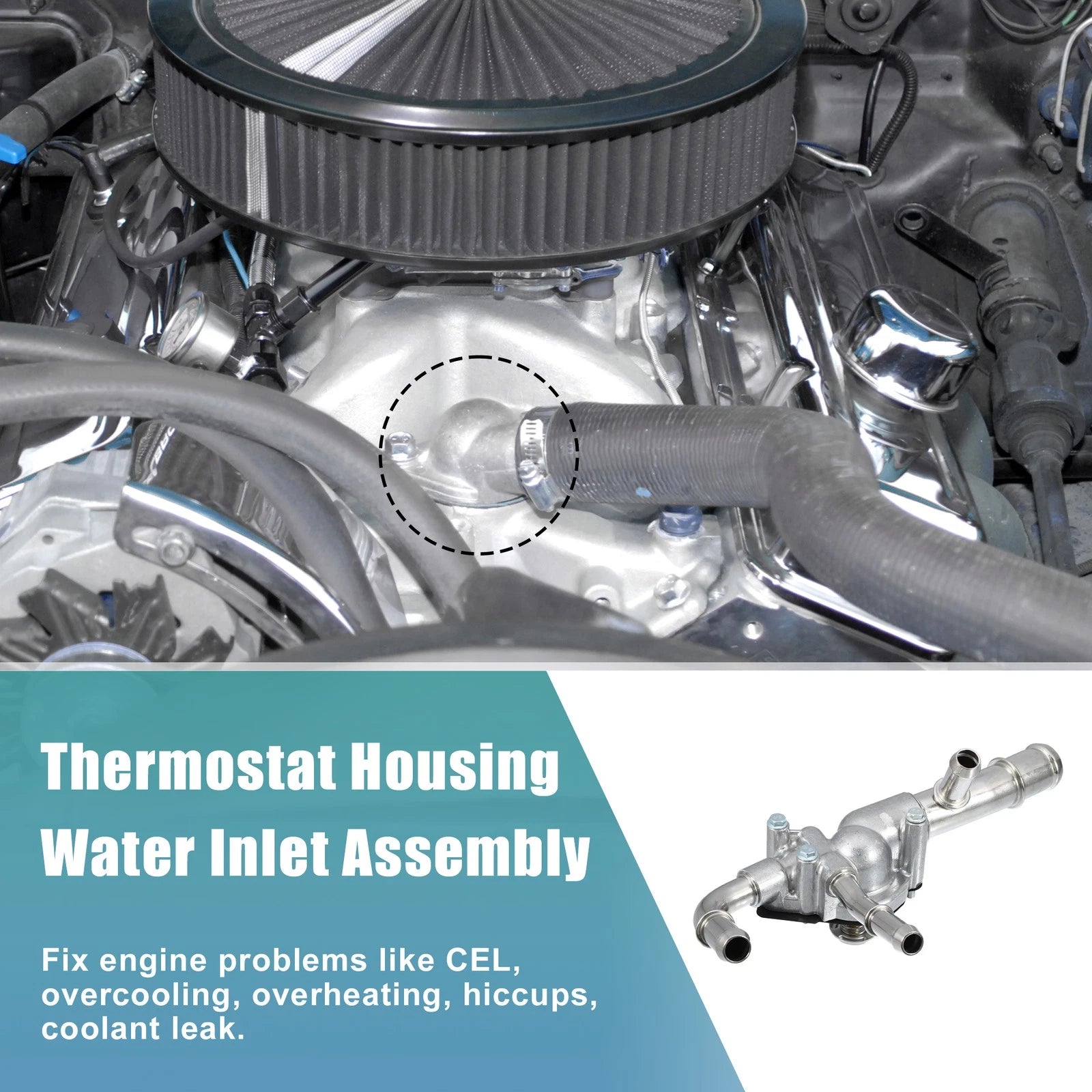 Engine Coolant Thermostat Housing Replacement for Chevrolet Impala (2014–2020)