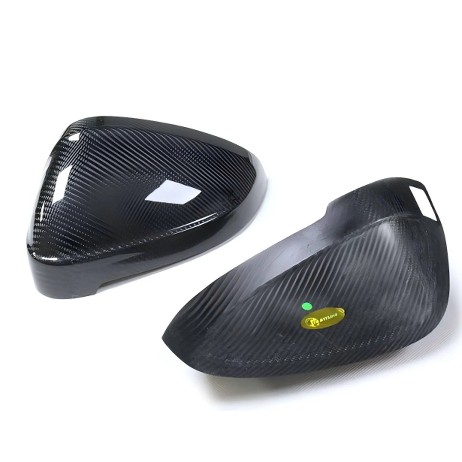 Dry Carbon Fiber Mirror Cover Cap for Audi A4 B9, A5, S5, RS5 (2017–2023)