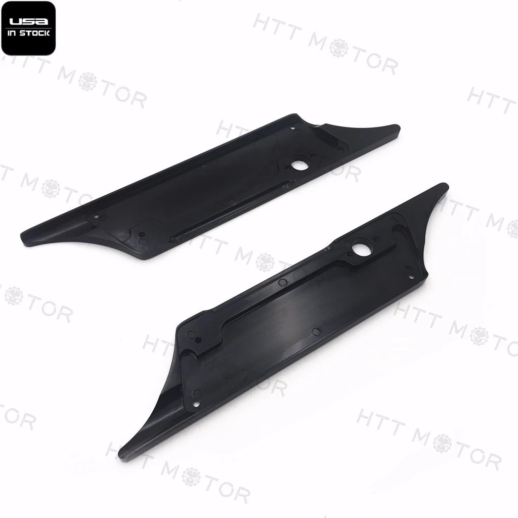 Saddlebag Latch Covers for Harley Davidson Touring (1993–2013) Black Pair