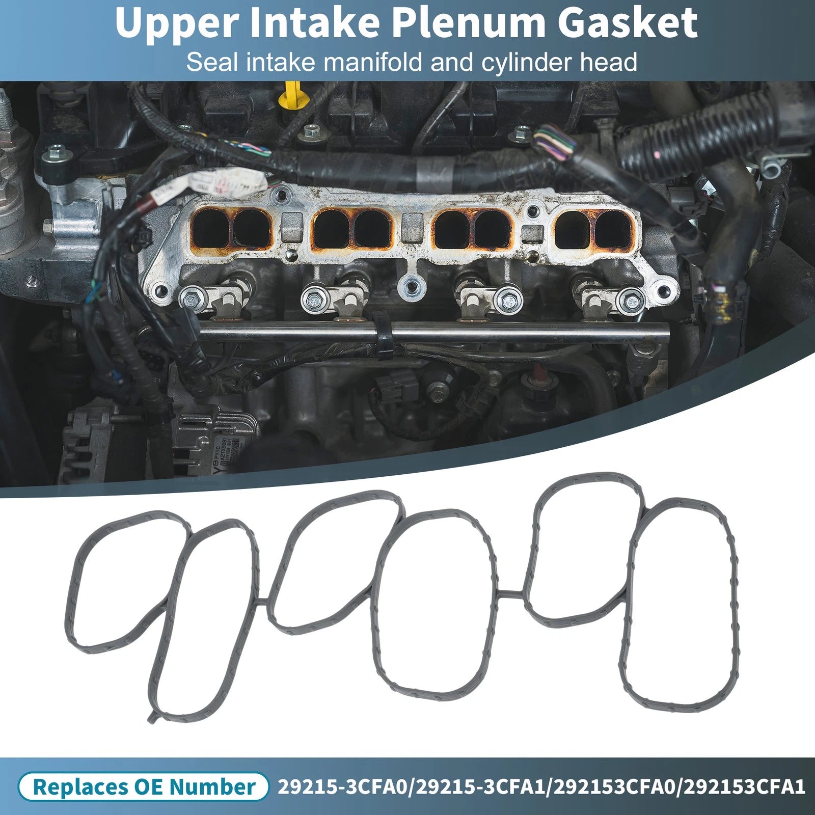 Upper Intake Plenum Gasket for Hyundai Santa Fe (2013–2018) Replacement