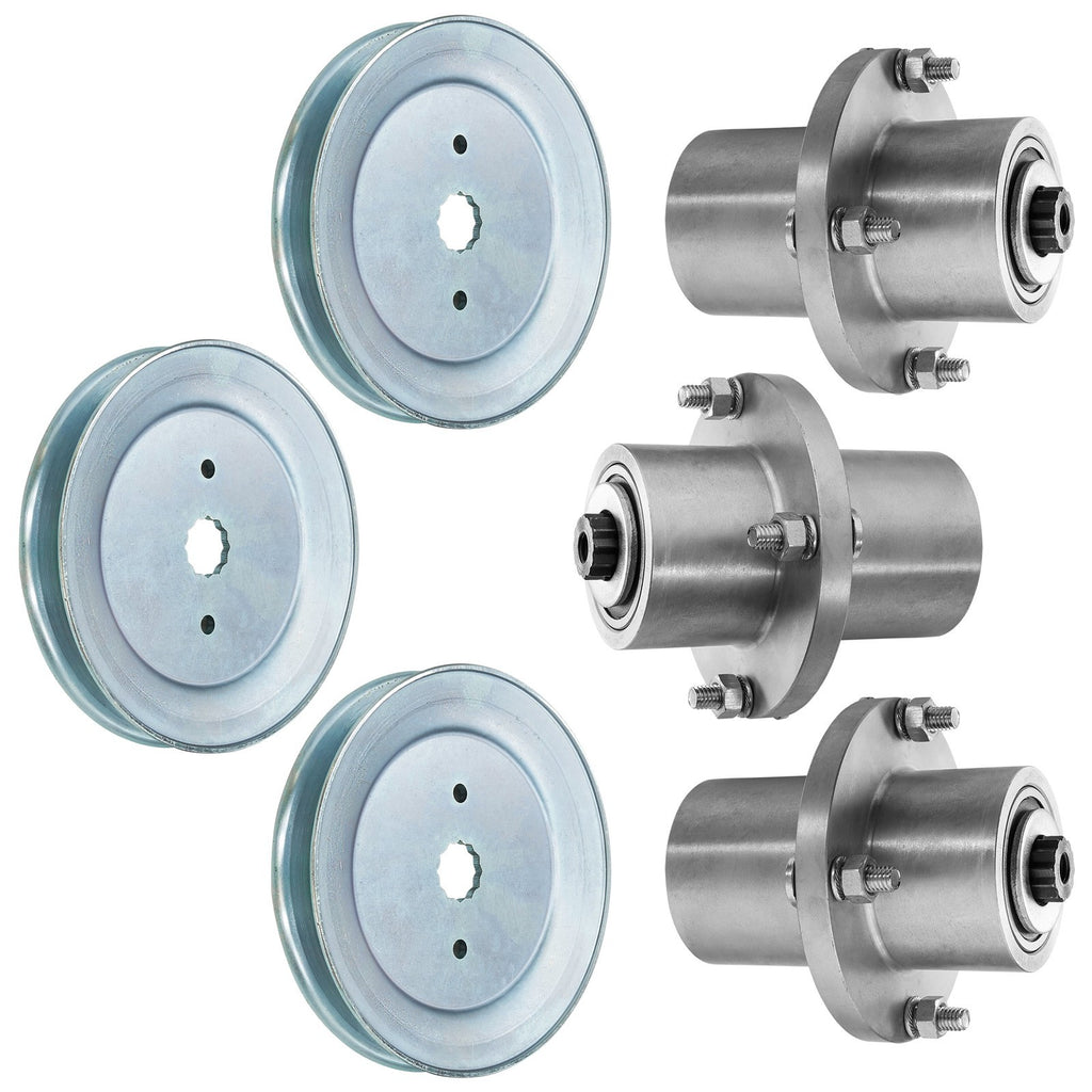 Deck Spindle with Pulley for Hustler Fastrak 60 Inch (2004–2024)
