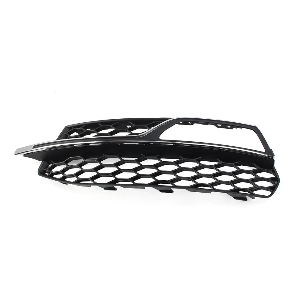 Left Honeycomb Front Bumper Fog Light Grille Cover for Audi A3 S3 (2013–2017)