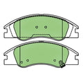 Front Disc Brake Pads Set for Kia Cerato LD (2004–2009)