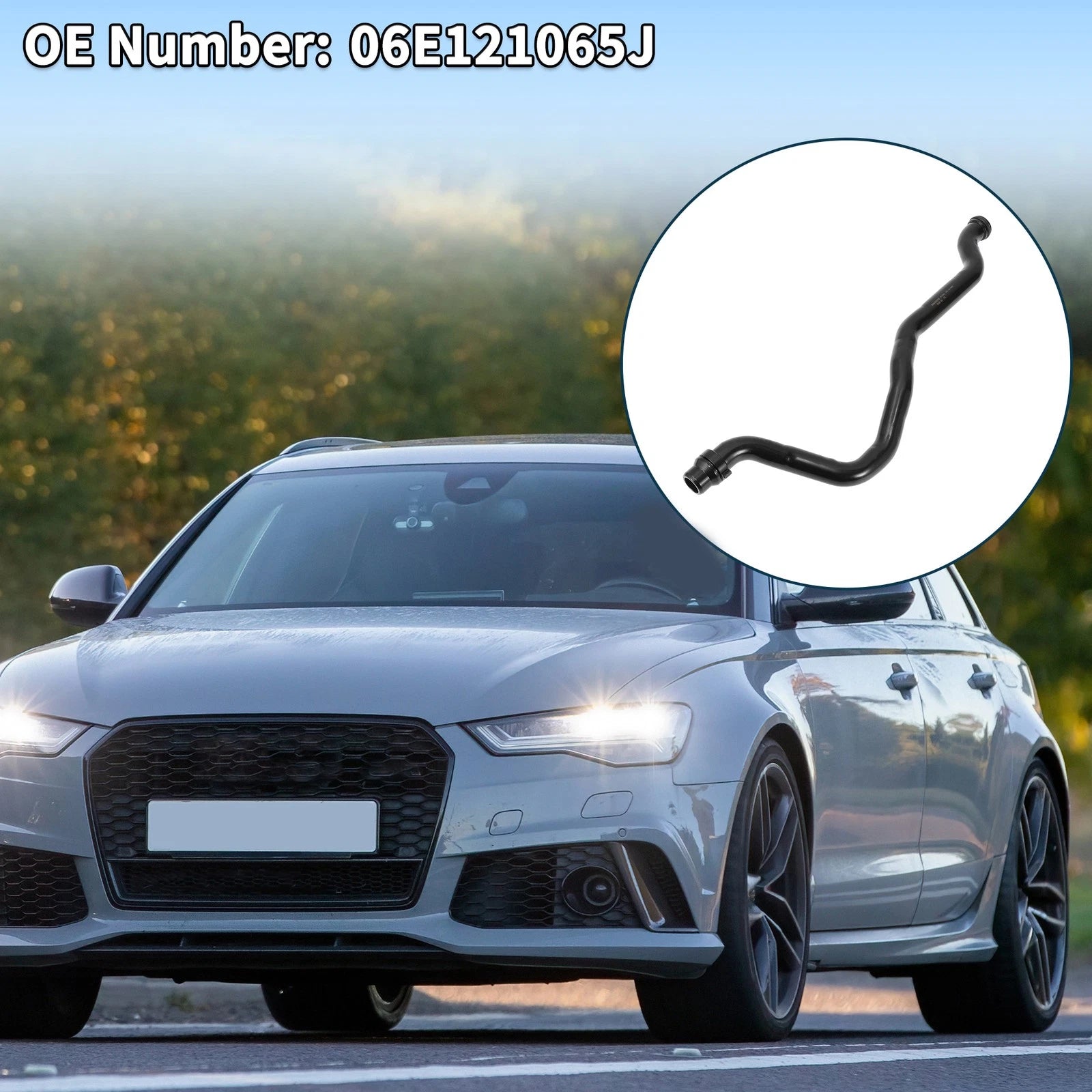 Radiator Hose Coolant Pipe Replacement for Audi A6 (2005–2011)
