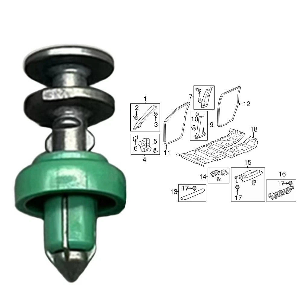 Push Type Guard Ring 91561 TA5 A11 for Honda