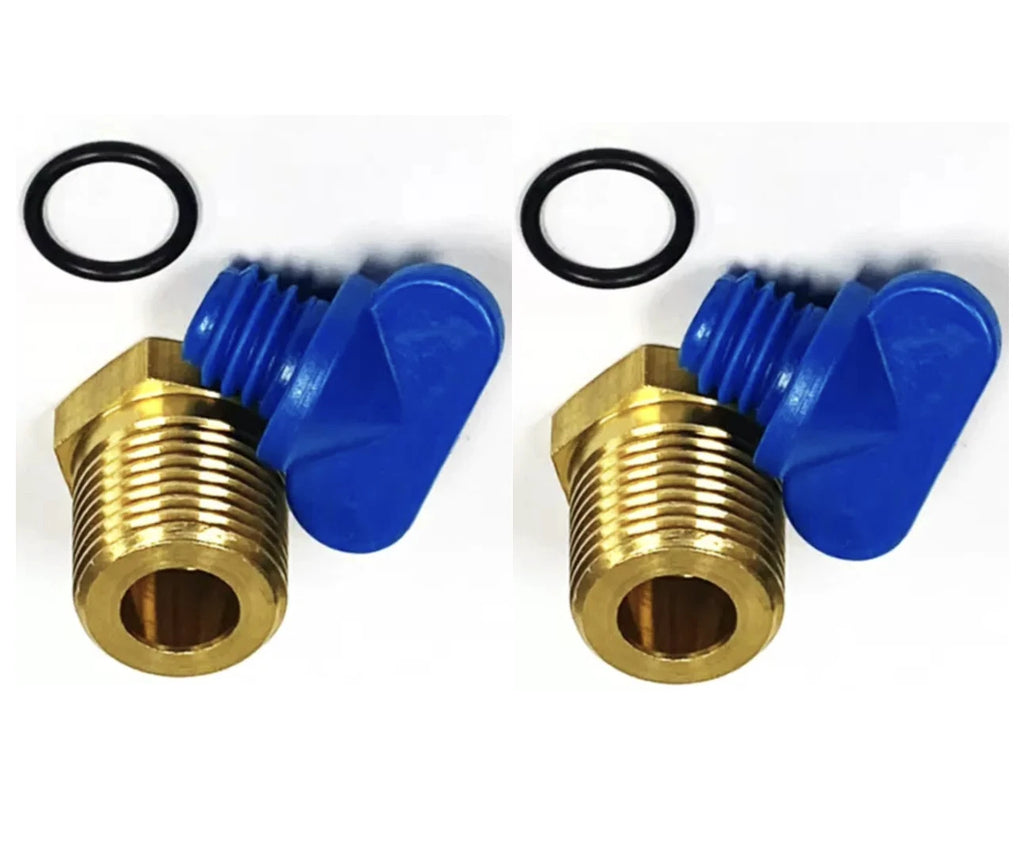 2X Exhaust Manifold Drain Plug Kit for Volvo Penta 4.3 5.0 5.7 7.4 8.2 L (1990–2023)