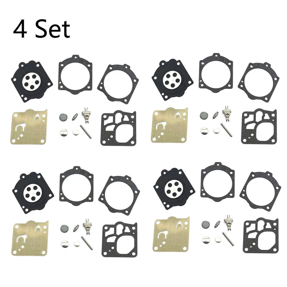 Set of 4 Carburetor Rebuild Kit for Husqvarna 365 X-torq 372 X-torq (K10-RWJ)