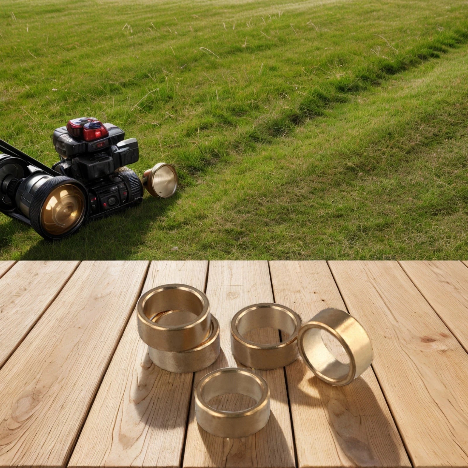 5 Rings with Brass Hardware Kit for Easy Installation