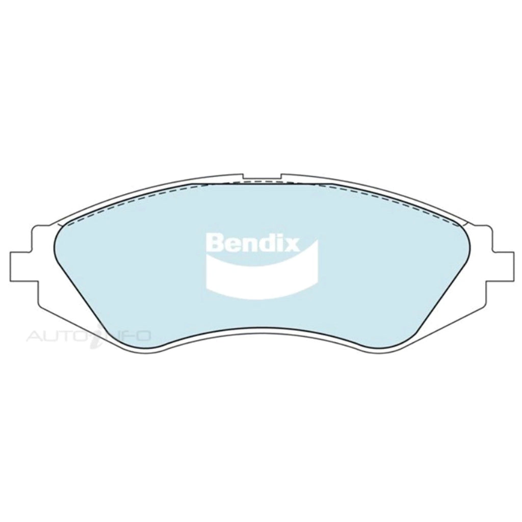 Bendix GCT Front Disc Brake Pads for Daewoo Lanos (1997–1998)