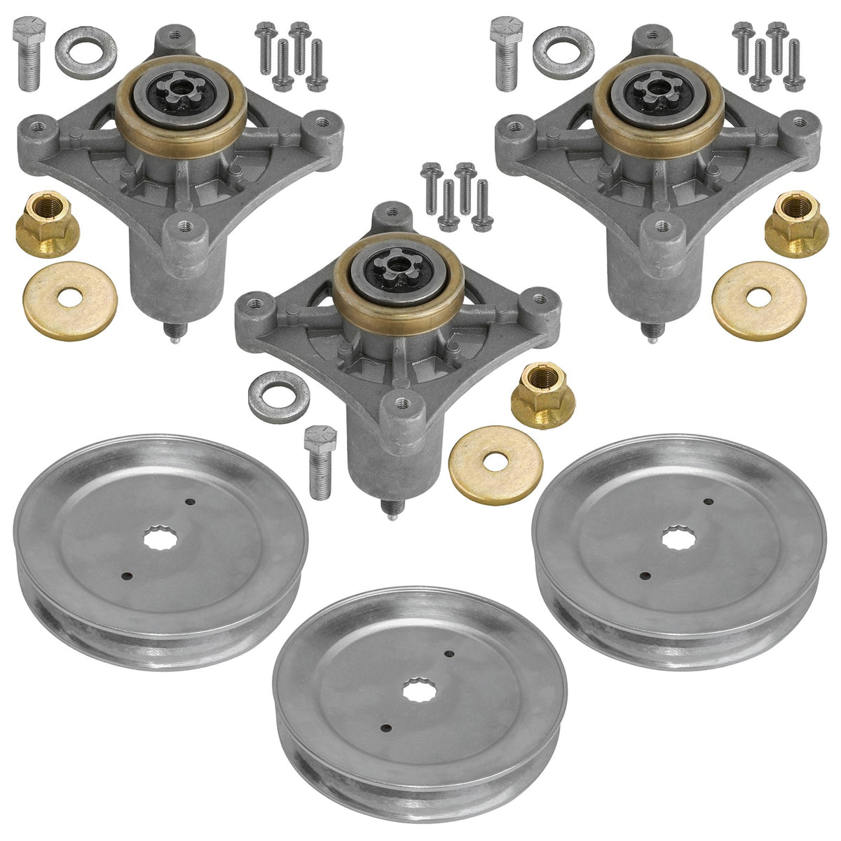 Spindle Pulley Set Replacement for Ariens 46-54 Deck (2007–2015)