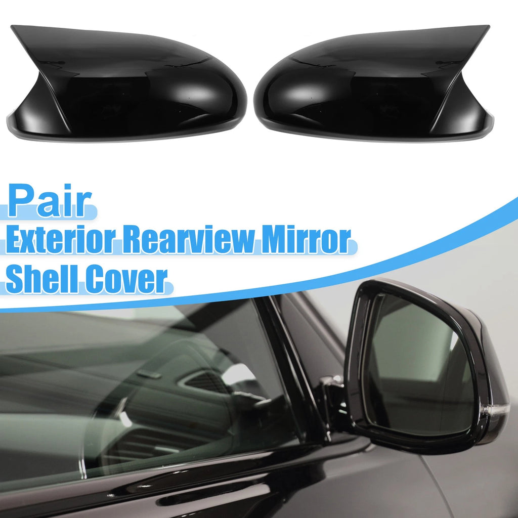 Rear View Mirror Cover Shell Pair with Back Adhesive for BMW (2014–2020)
