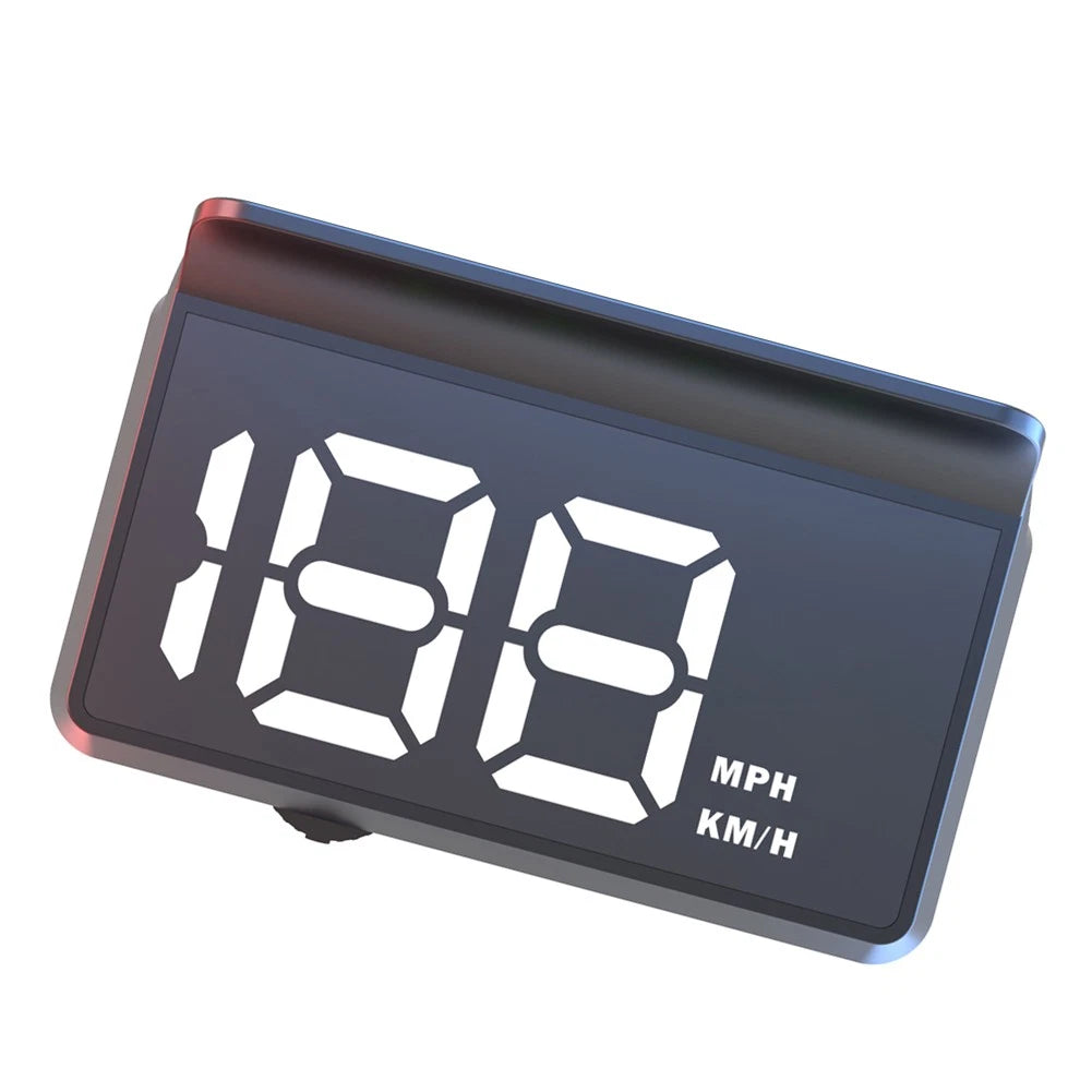 5V Car Head Up HD Display W2 GPS Speedometer for Universal Vehicles