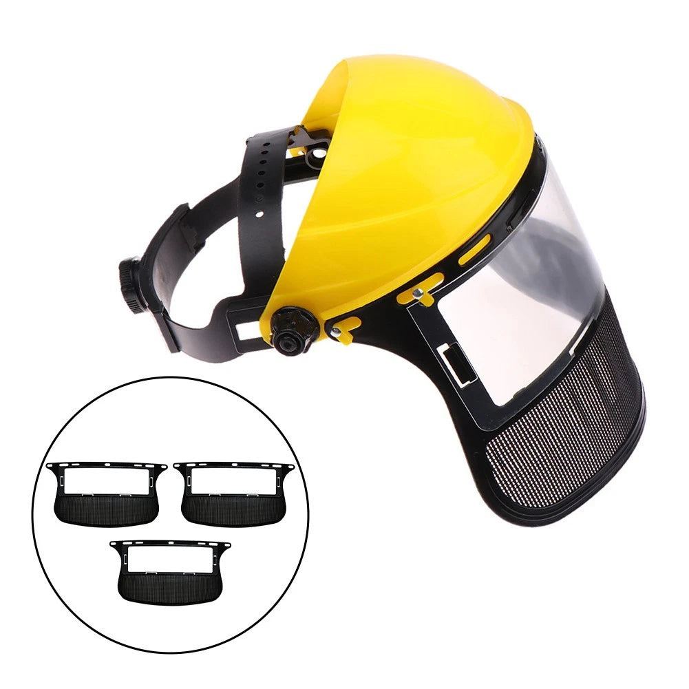 3pcs Protective Mesh Insert for Lawn Mower & Trimmer Helmets