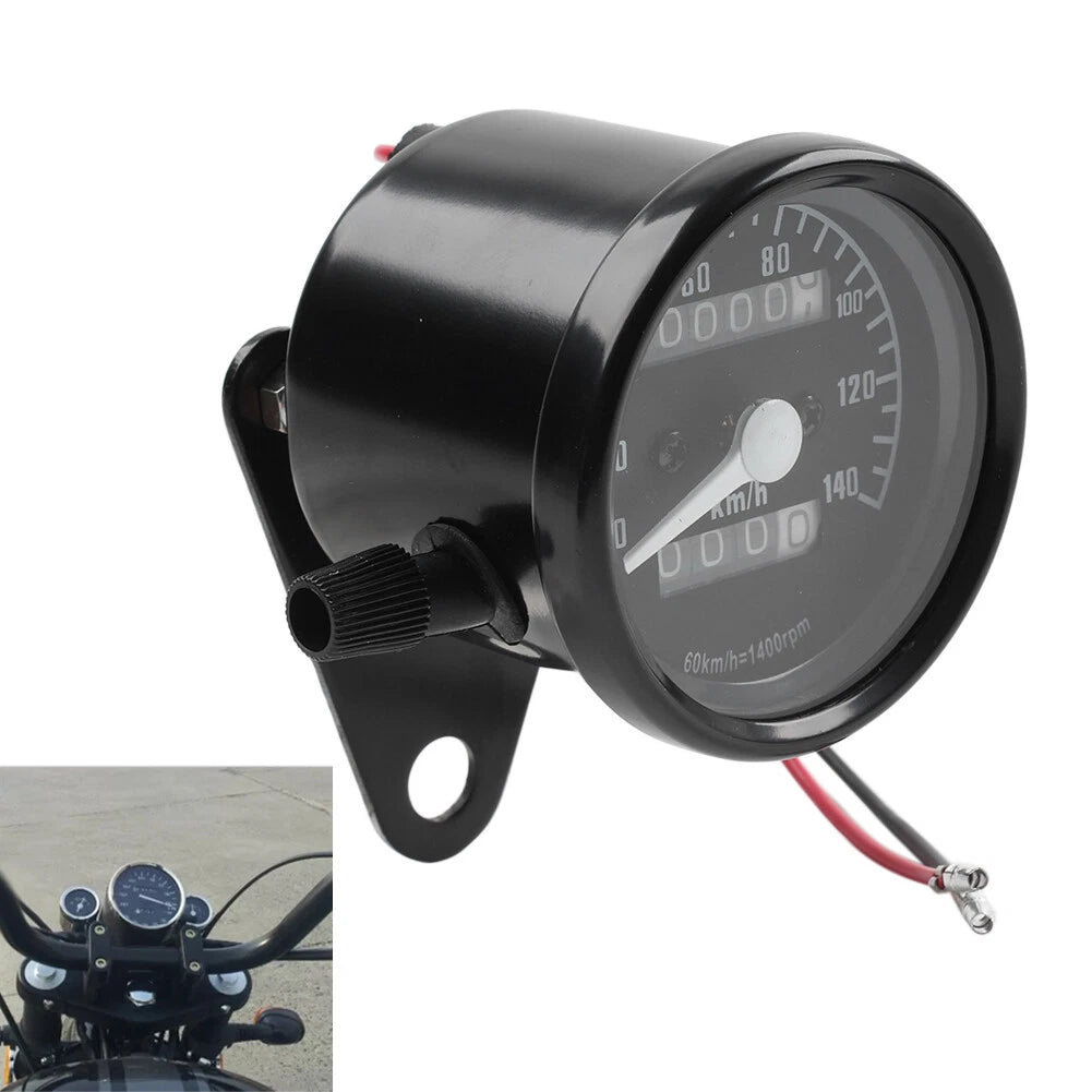 Universal Odometer Speedometer Tachometer Gauge for Motorcycle (12V)