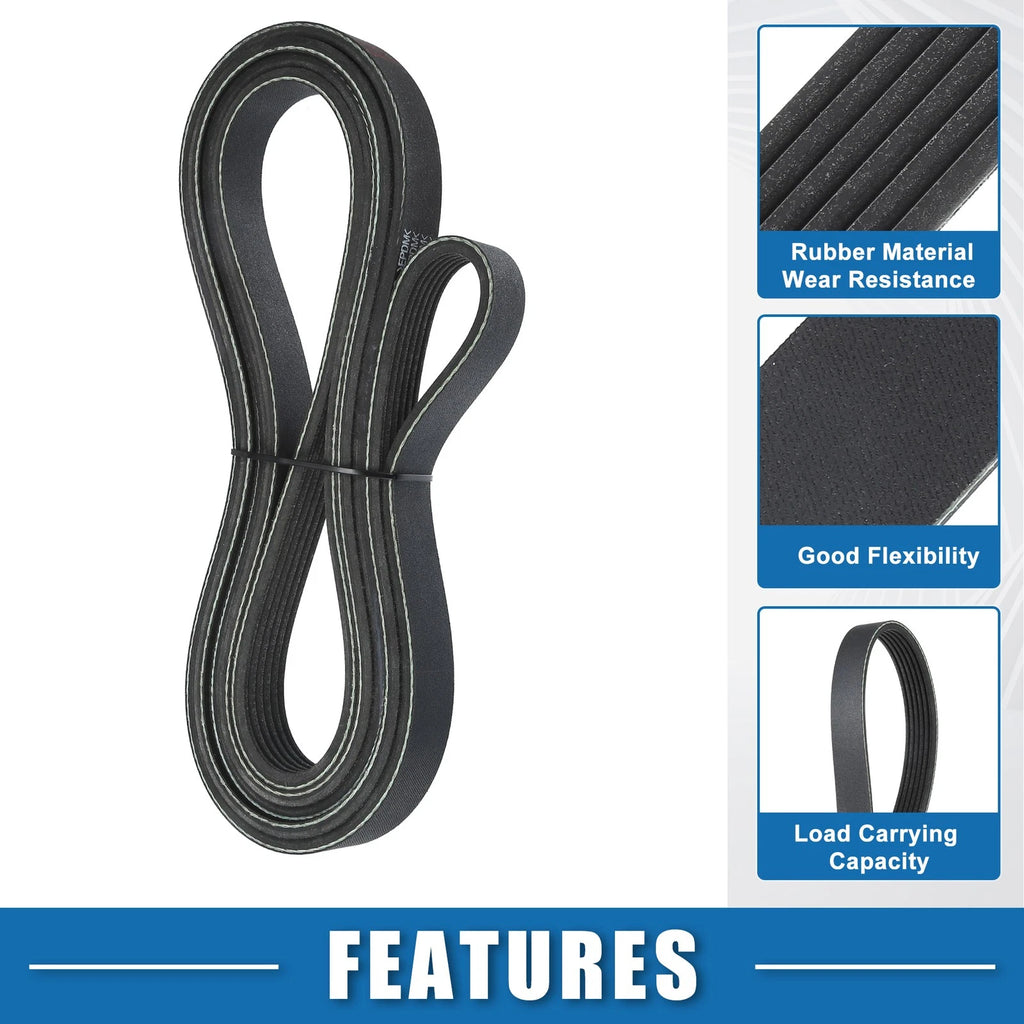 Serpentine Belt V-Ribbed Replacement for Audi A6 Quattro (2009–2011)