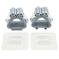 2 Pcs Mount Clamp for Upgraded Aerials (ABS Grey)