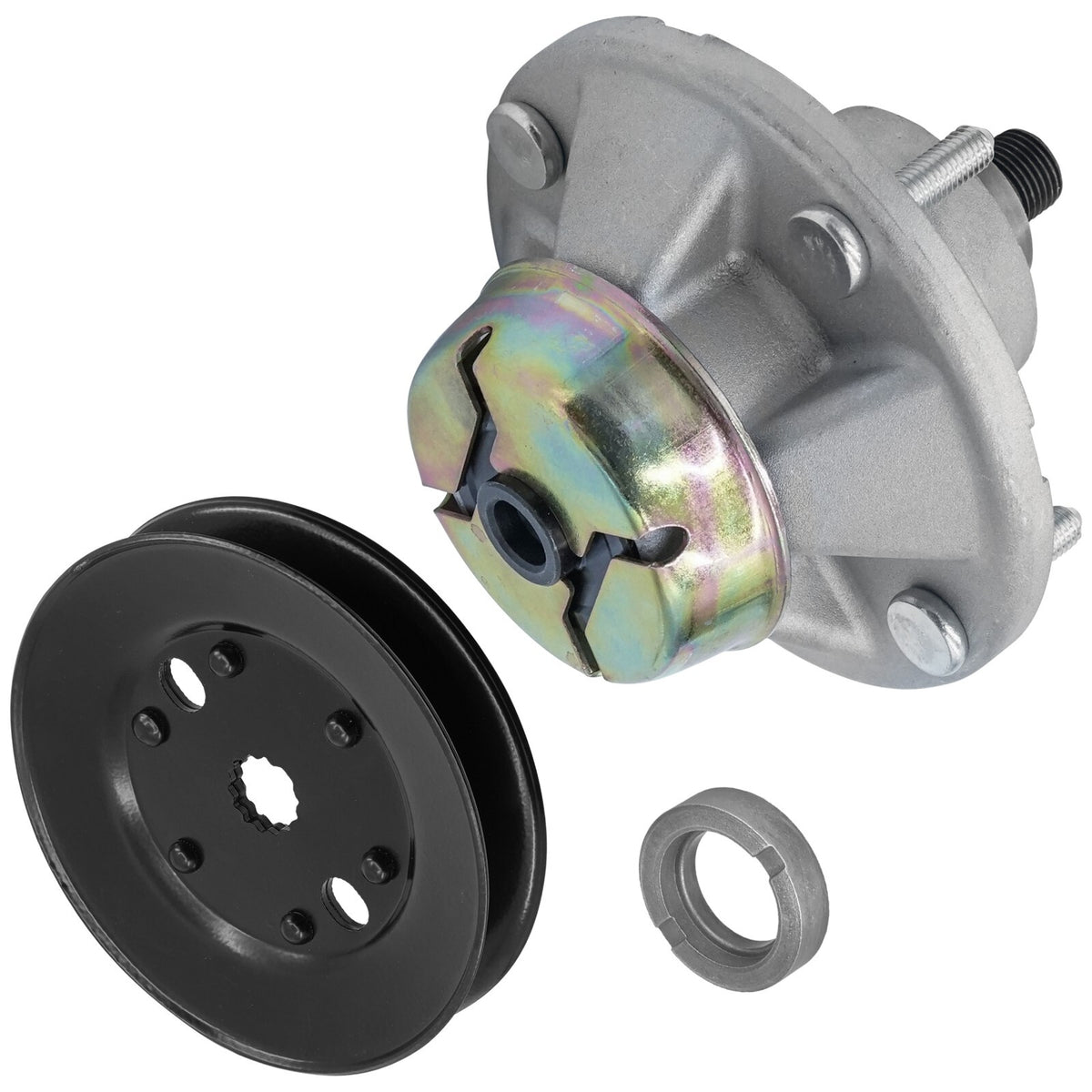 Deck Spindle Assembly with Pulley for John Deere X320 X324 X500 (48")
