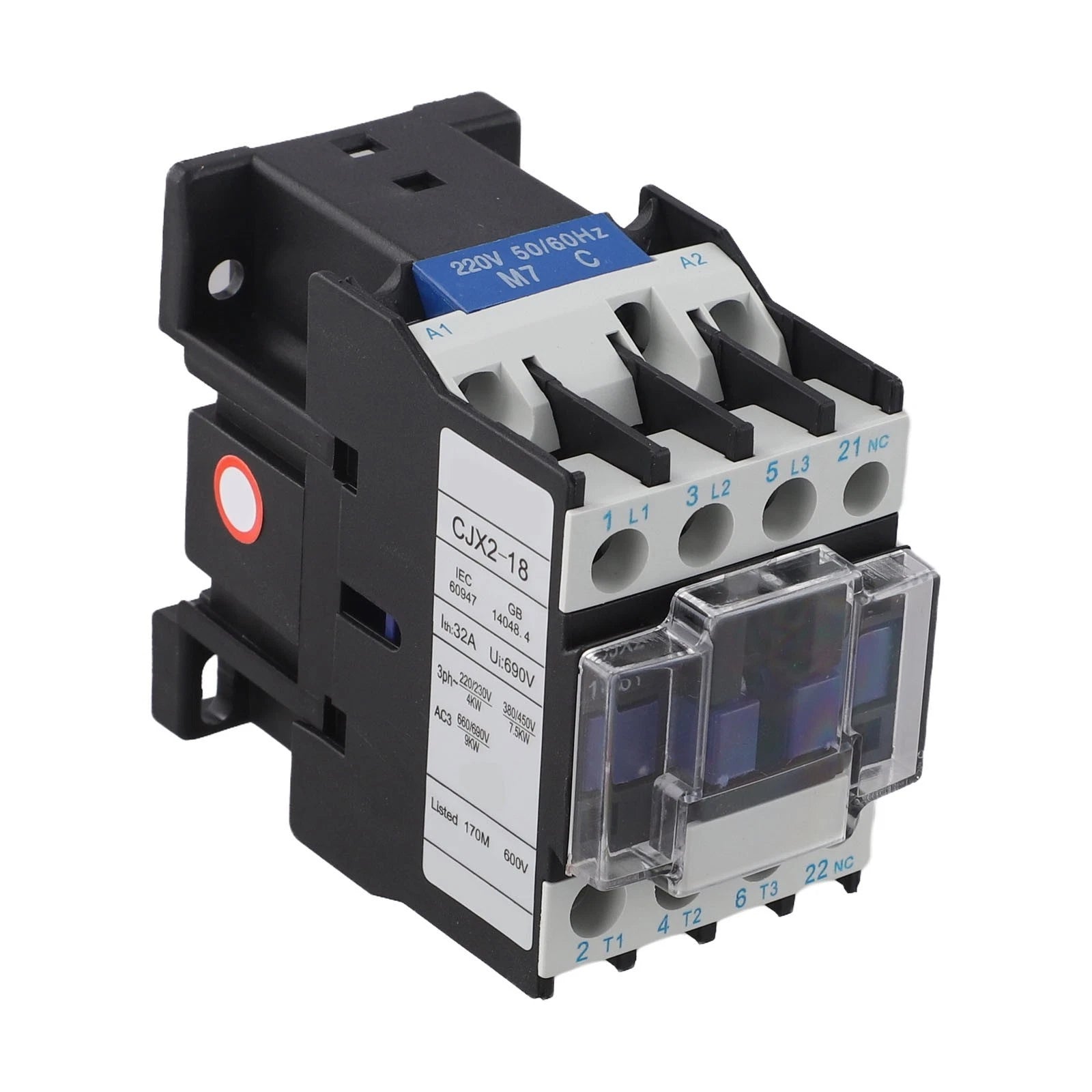 AC Contactor CJX2-1801 for Power Distribution (240V)