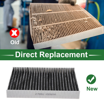 Cabin Air Filter No.2789100Q0A/B729800QAA for Renault Clio II (1998–2016)