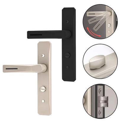 Single Tongue Handle Lock for Bathroom Keyless Entry