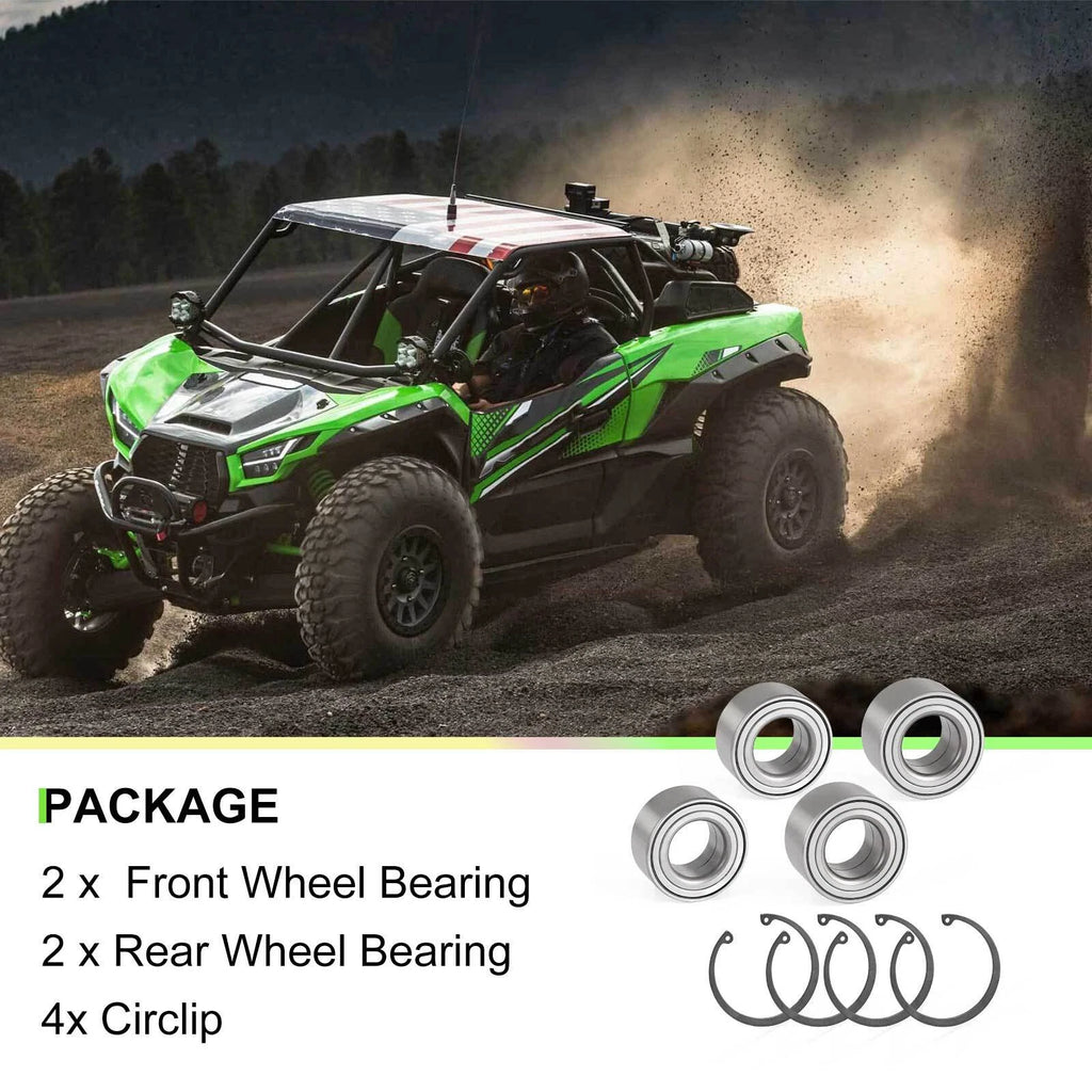 4Pcs Wheel Bearing + Circlip for Kawasaki Teryx KRX 1000 (2020–2024)