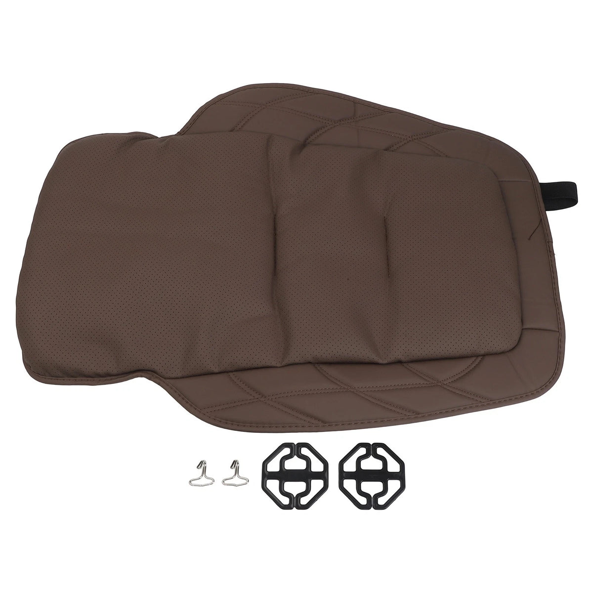Leather Driver Position Cushion for BMW Mercedes Benz (65x48x3cm)