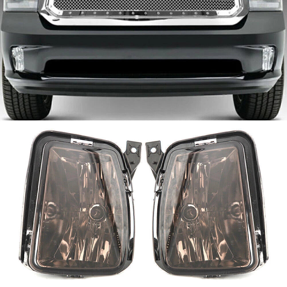 Pair Front Fog Light Lamps for Dodge RAM 1500 (2013–2017)