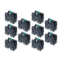 10PCS 10A Auxiliary Contacts for Pushbutton Switches 22mm (No)