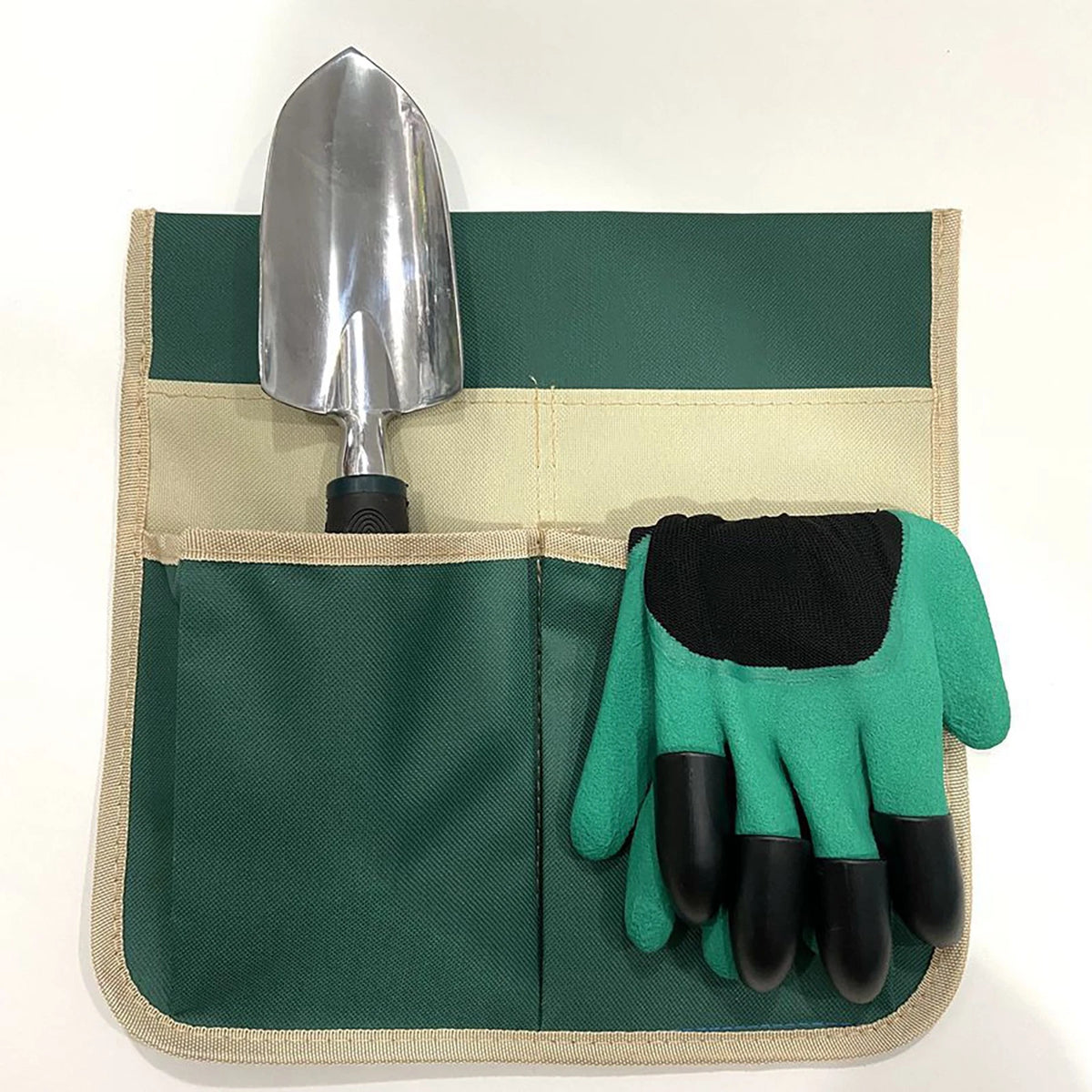 Foldable Garden Kneeler with Side Bags and Tool Pouch Organizer