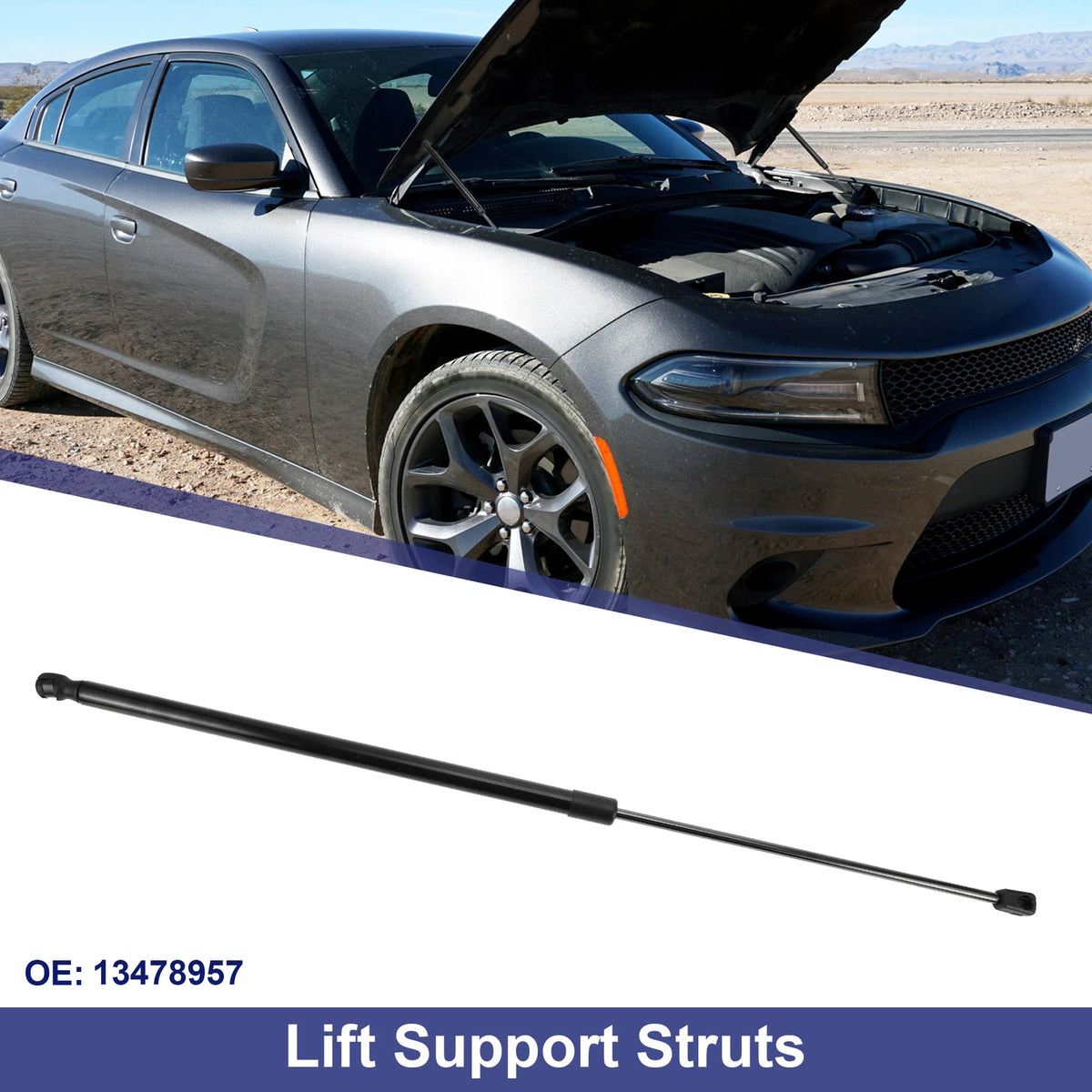 Front Hood Lift Support Struts No.13478957 for Opel Crossland X (2017)