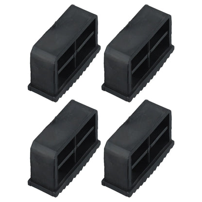 Set of 4 Rubber Non-Slip Ladder Leg Covers for Safe Climbing Experience