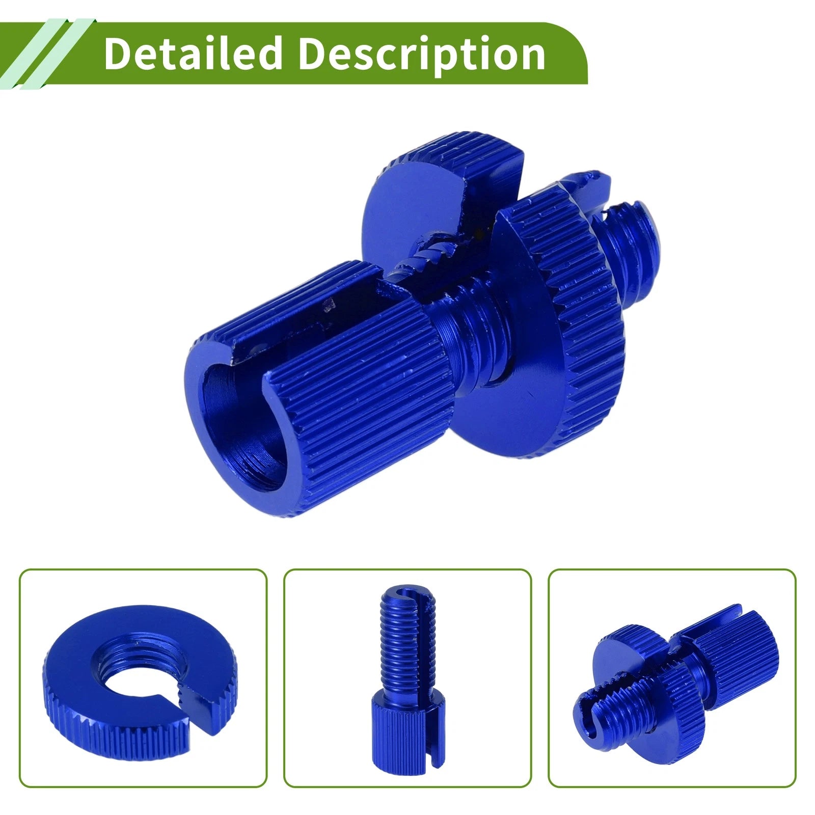 Clutch Cable Adjuster Screws Kit for Motorcycle M10 (Blue) (2000–2025)