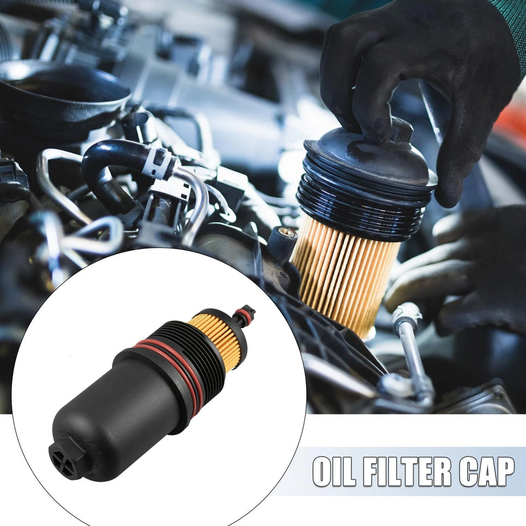 Engine Oil Filter Housing Cap Cover Replacement for Ford F150 (2015–2020)